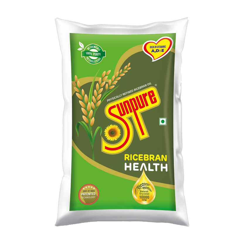 Sunpure Rice Bran Oil Rice Bran Oil(910 ml)
