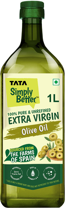 Tata Simply Better Cold Pressed Olive Oil PET Bottle(1 L)