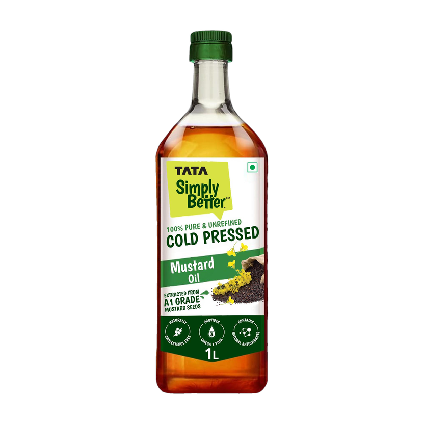 Tata Simply Better Cold Pressed Mustard Oil(1 L)
