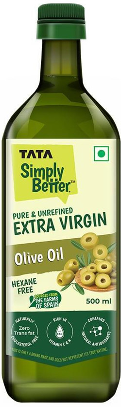 Tata Simply Better Extra Virgin Olive Oil(500 ml)