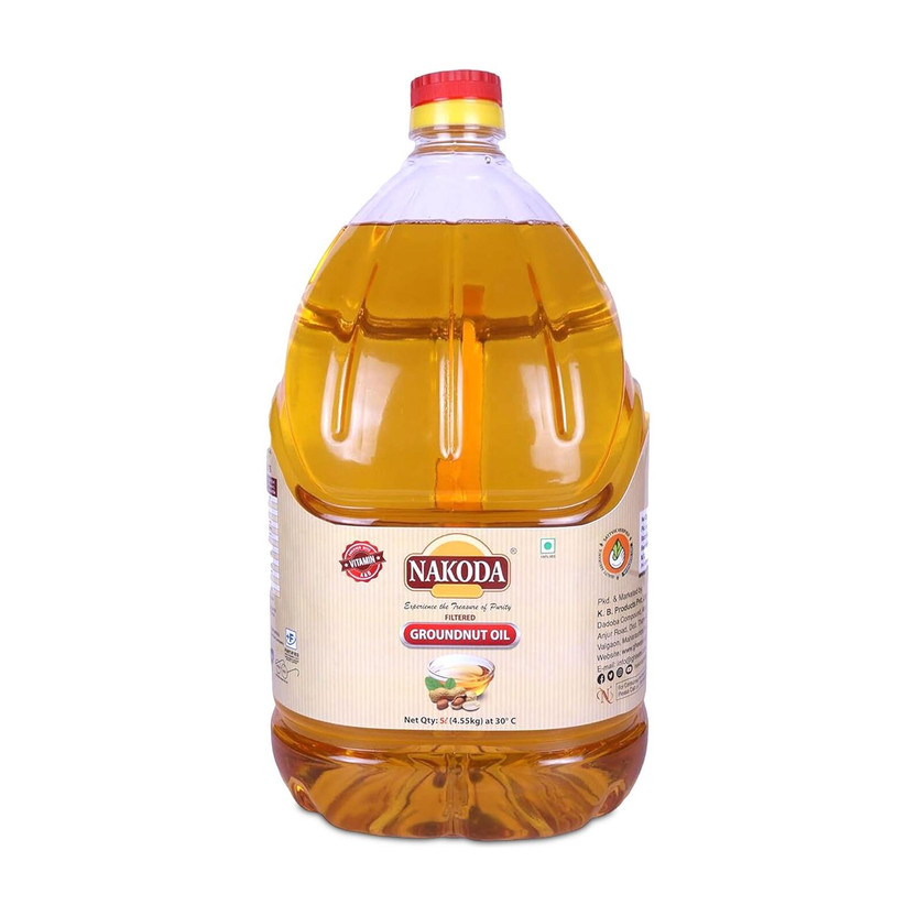 NAKODA NAKODA Filtered Groundnut Oil Groundnut Oil(5 L) - Flipkart Deal