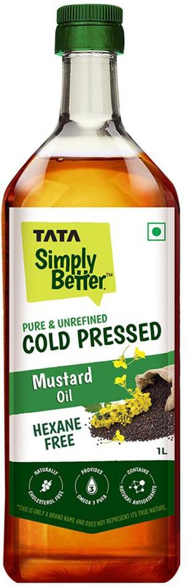 Tata Simply Better Cold Pressed Mustard Oil(1 L)