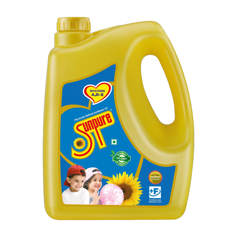 Sunpure Sunpure Physically Refined Sunflower Oil(5 L) - Flipkart Deal
