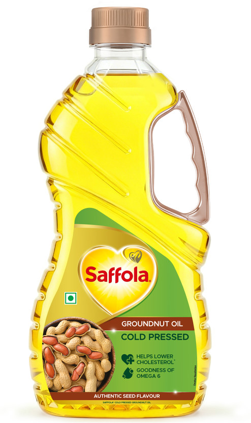 Saffola Saffola Cold Pressed Groundnut Oil | Unrefined, 0 trans fat, Chemical free Groundnut Oil(2 L) - Flipkart Deal