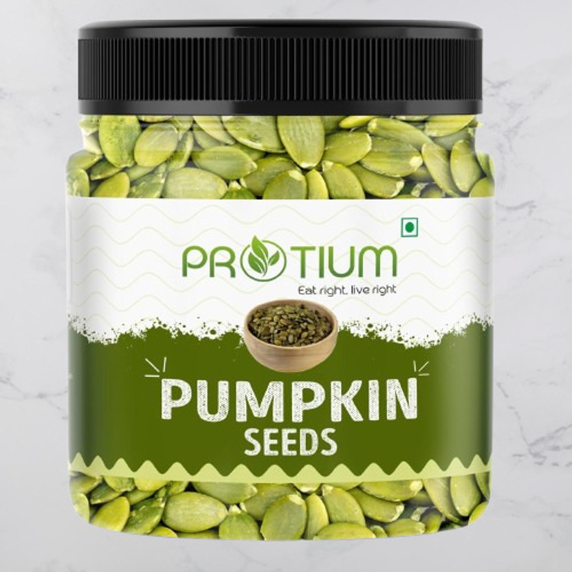 PROTIUM Pumpkin Seeds (Pepita) | Edible Seeds | Rich in Magnesium, Protein & Superfood Pumpkin Seeds(500 g)