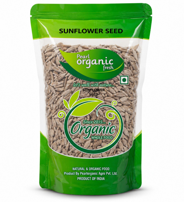 Pearl Organic Fresh SUN FLOWER SEED Sunflower Seeds(100 g)