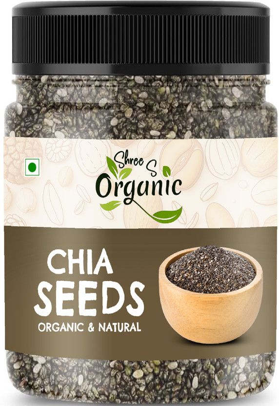 SHREE S ORGANIC Premium Raw Chia Seeds | Superfood for Weight Loss & Energy Chia Seeds(500 g)