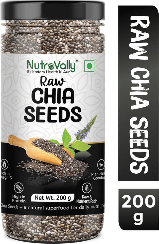 NutroVally Raw Chia Seeds(200 g)