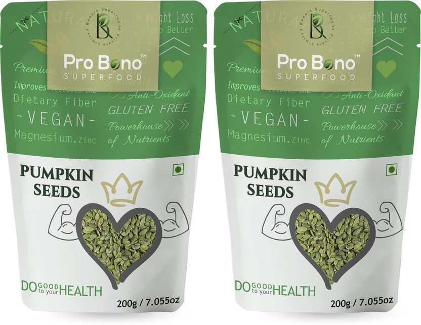 Beeare superfoods Beeare Superfood Pro Bono Superfood Pumpkin Seeds(2 x 200 g)