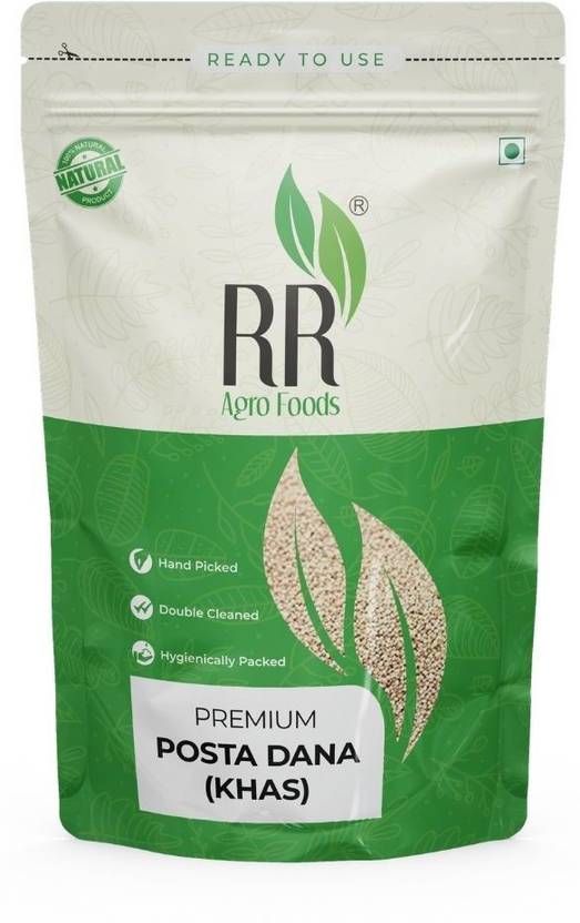 RR AGRO FOODS Poppy Seeds Gasalu Posta Dana Khus Khus Khas khas