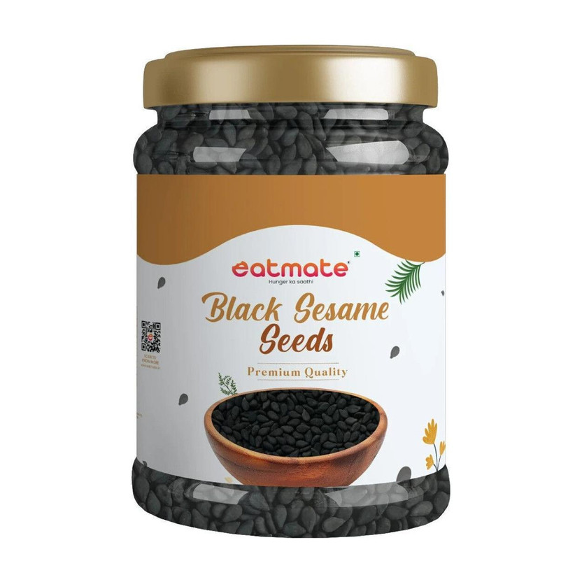 Eatmate Premium Black sesame Seeds|Till| Super Food Black Sesame Seeds(250 g)