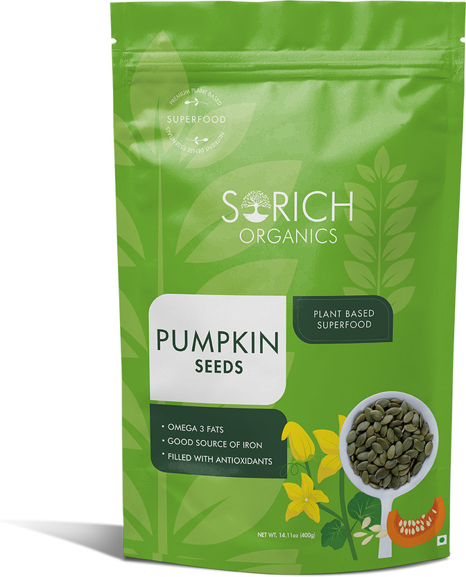 Sorich Sorich Organics for Eating|Healthy Snacks|Diet Food |Immunity Booster|High Protein Pumpkin Seeds(400 g) - Flipkart Deal
