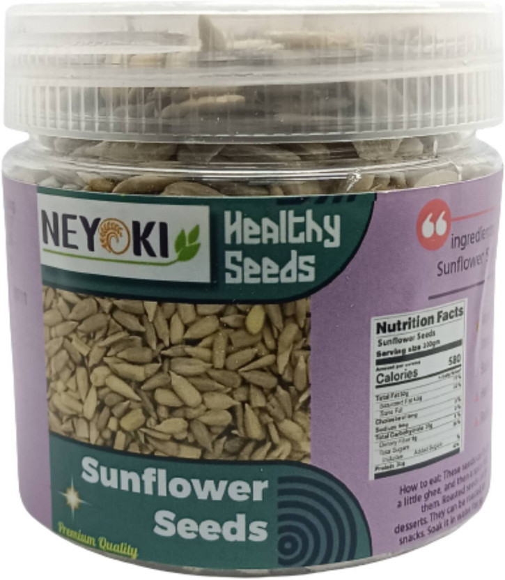 NEYOKI Sunflower Seeds 200gm / For eating / Dried / Sunflower Seeds(200 g)