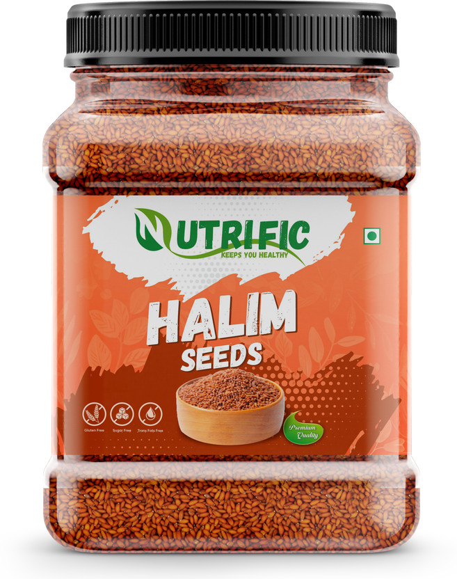 Nutrific Halim Seeds | Aliv | Asliya | Garden Cress | Superfood For Weight Loss Garden Cress Seeds(500 g)