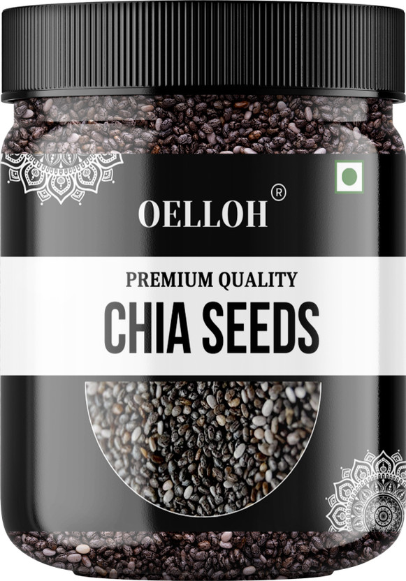 Oelloh Chia Seeds for Weight Loss 500g - Diet Food | Healthy Snacks | Raw Chia Seed Chia Seeds(500 g)