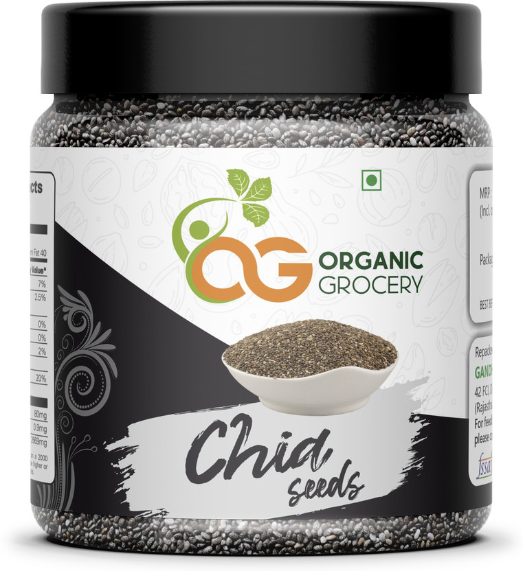 Organic Grocery Chia Seeds Healthy Snacks For Eating / Super Food Chia Seeds(250 g)