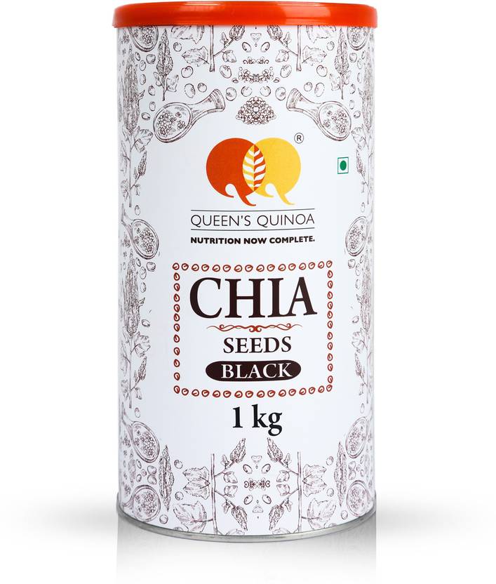 Queens Quinoa Raw Chia Seed 1kg Composite CanOmega 3, Zinc, Fiber