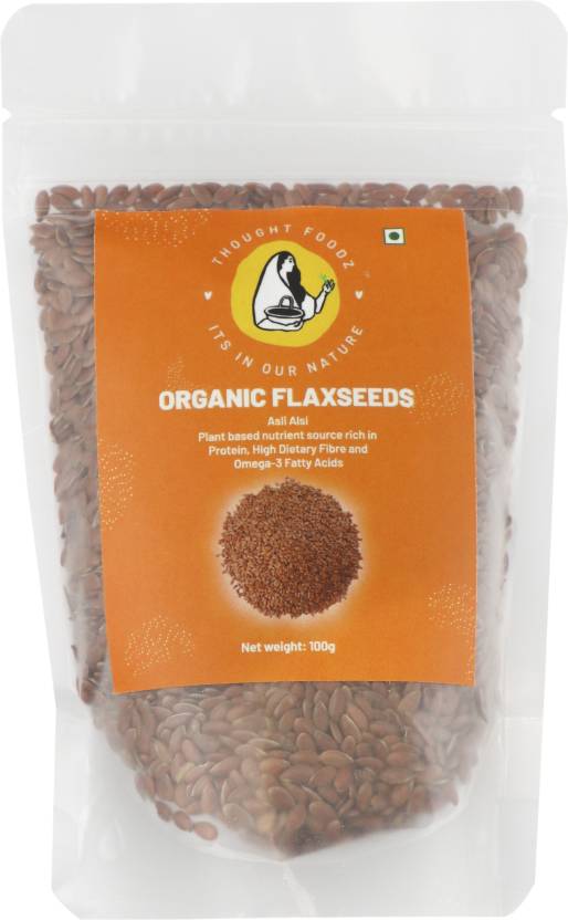 Thoughtfoodz Organic Flax (Alsi) seed nutrient rich in protein and
