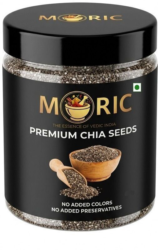 MORIC Chia Seeds Raw Superfood, Healthy Eating, Weight Loss, Protein & Fibre Chia Seeds(100 g)
