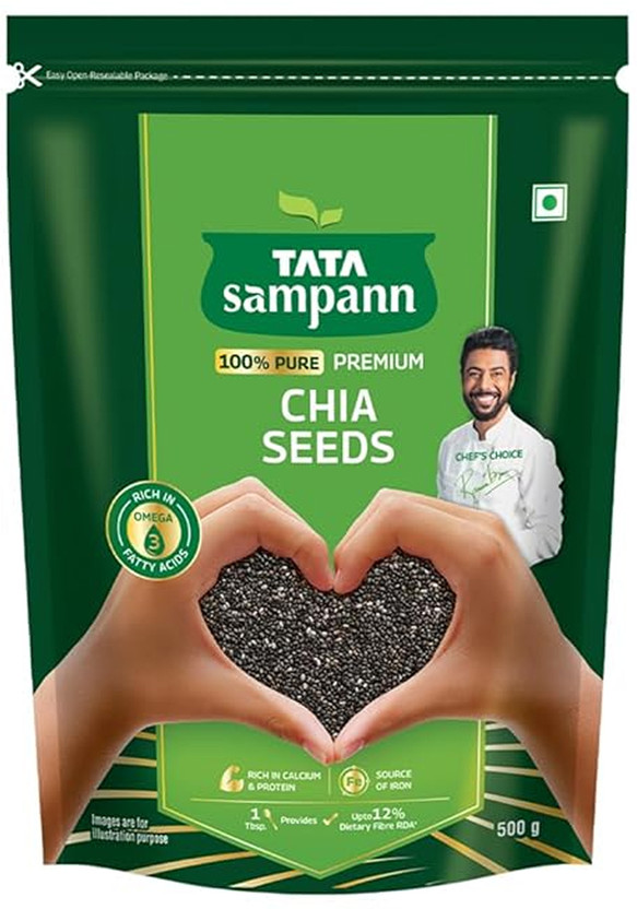 Tata Sampann Premium Chia Seeds(500 g)