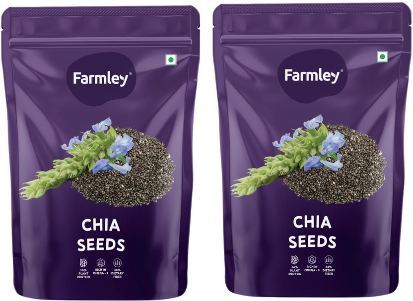 Farmley Premium Chia Seeds(2 x 200 g)
