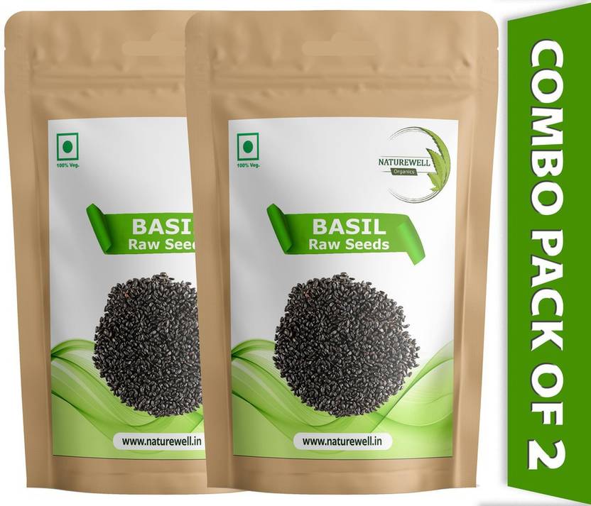 Naturewell Basil Seeds Tukmariya / Sabja / Bapji Seed Helps in Weight