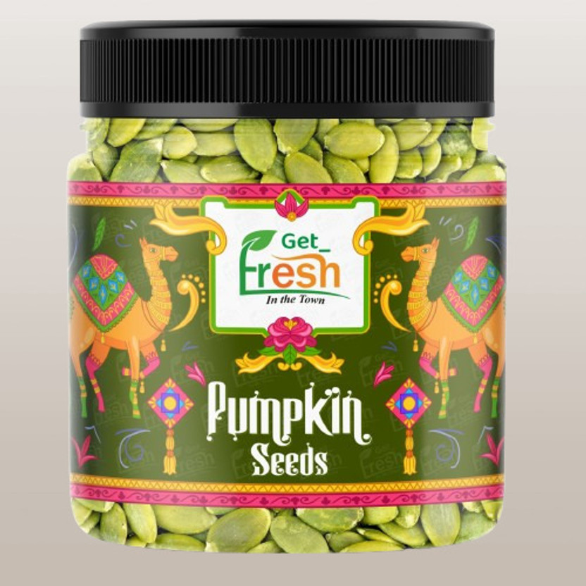 Get Fresh Pumpkin Seeds (Kaddu ke Beej) | Pepitas | Crunchy, Nutrient-Dense Superfood Pumpkin Seeds(500 g)
