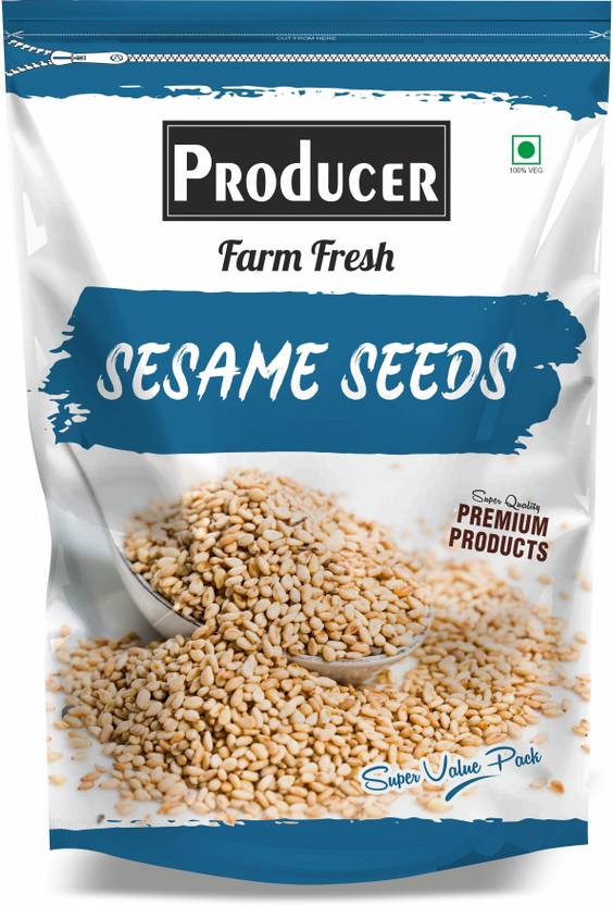 PRODUCER Sesame Seeds Pure White, Till 200g Sesame Seeds Price in India