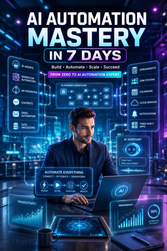 Gurpreet Nutrition AI automation mastery in 7days(No CD,No DVD)(Digital Download)