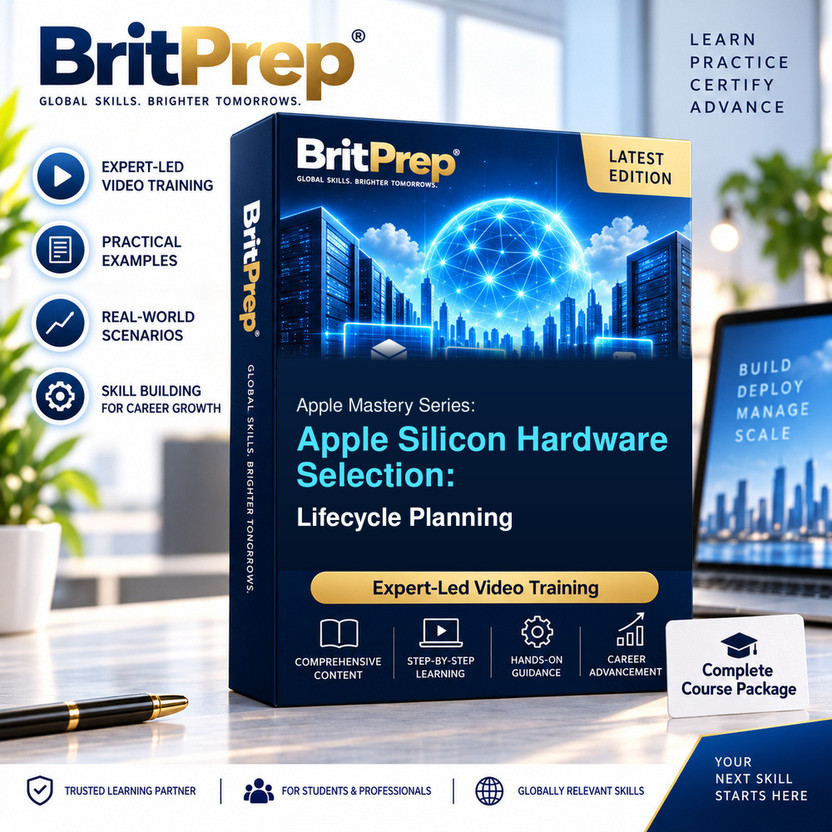 Apple BritPrep Apple Pro Series: Silicon Hardware Selection Lifecycle Planning Video Course(USB) - Flipkart Deal