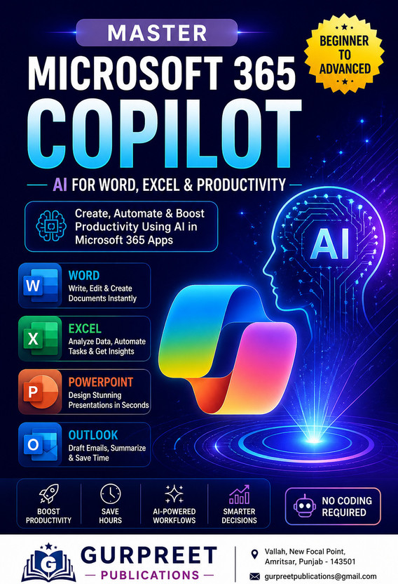 Gurpreet Nutrition Master Microsoft 365 Copilot: AI for Word, Excel & Productivity(Email Delivery)