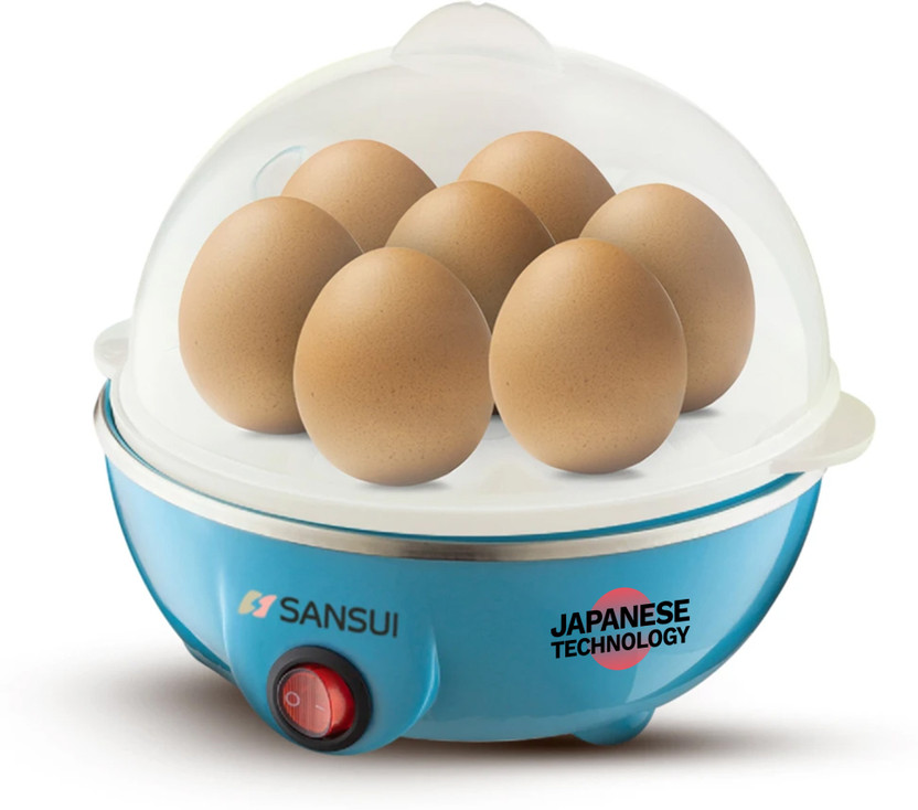 Sansui Electric Egg Boiler Egg Cooker(Blue, 7 Eggs)