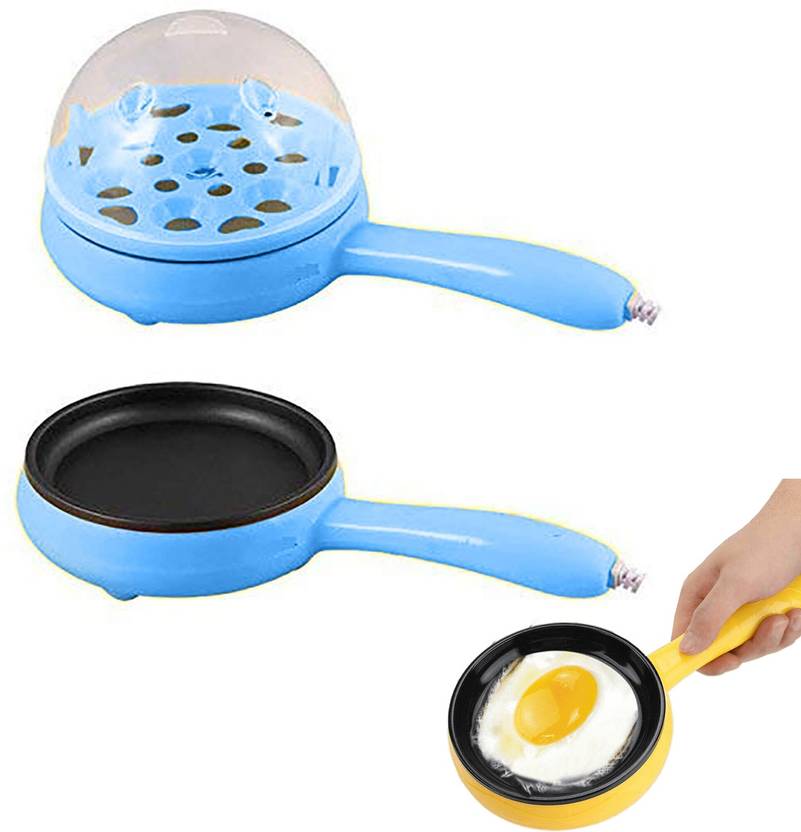 TruVeli MultiFunction 2 in 1 Electric Egg Boiler Steamer NonStick