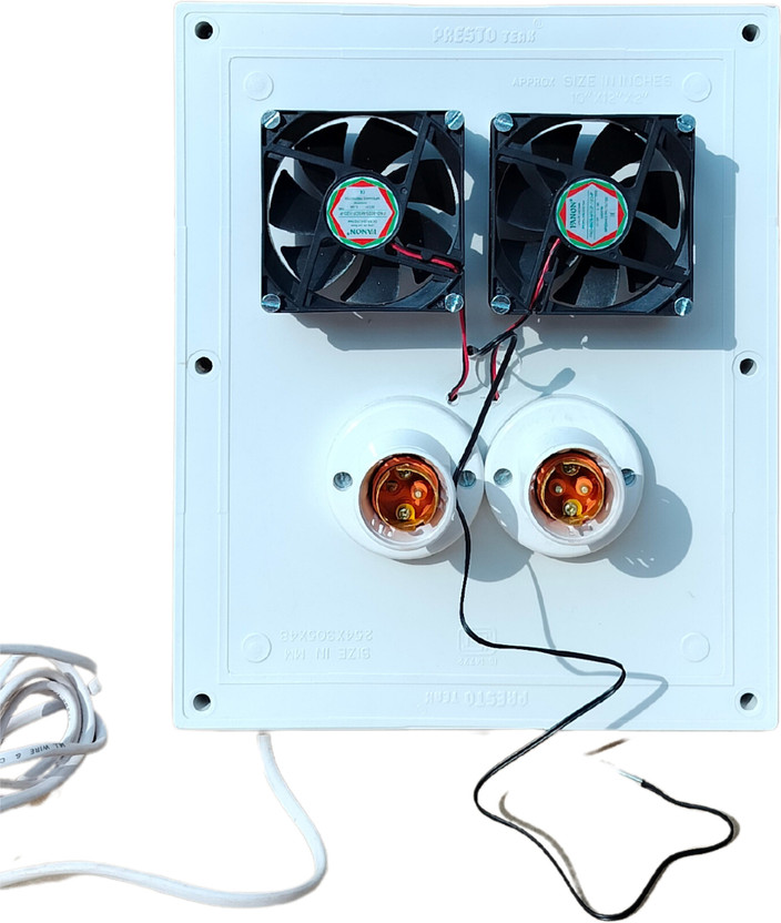 TM&W Eggs Semi Automatic Incubator 50 to 200 egg two holder two fans only Ready KIT, Egg Incubator