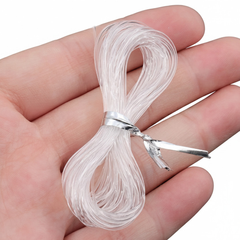 Craft Affair Elastic Thread and Cord White Elastic(50 m)