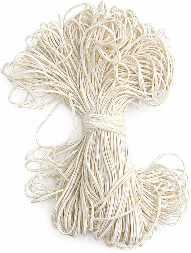 AARSHE FASHION Elastic Thread and Cord White Elastic(20 m)