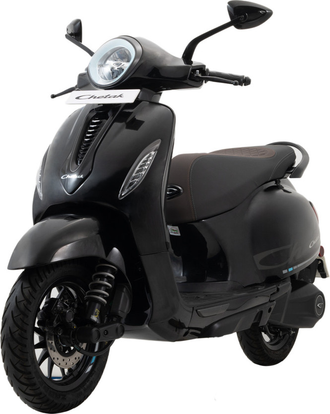 Chetak C3501 Booking for Ex-Showroom Price (with Portable Charger, Brooklyn Black)