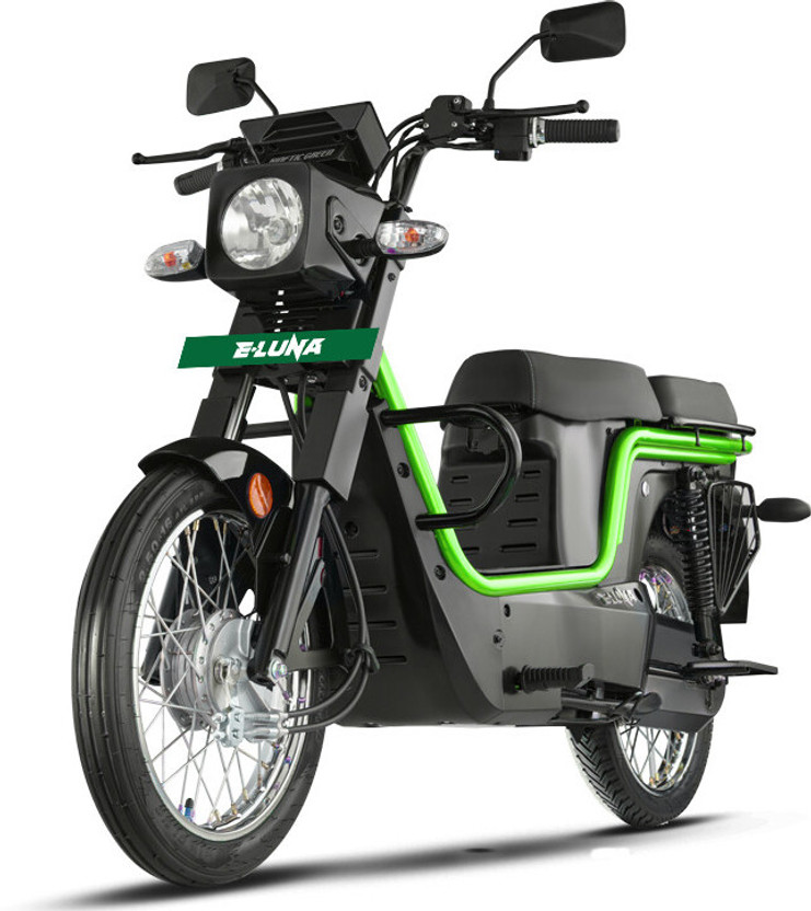 Kinetic Green E Luna X3 Booking for Ex-Showroom Price (with Portable Charger, Sparkling Green)