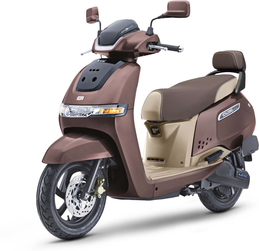TVS iQube 3.1 kWh Booking for Ex-Showroom Price (With Charger, Copper Bronze)