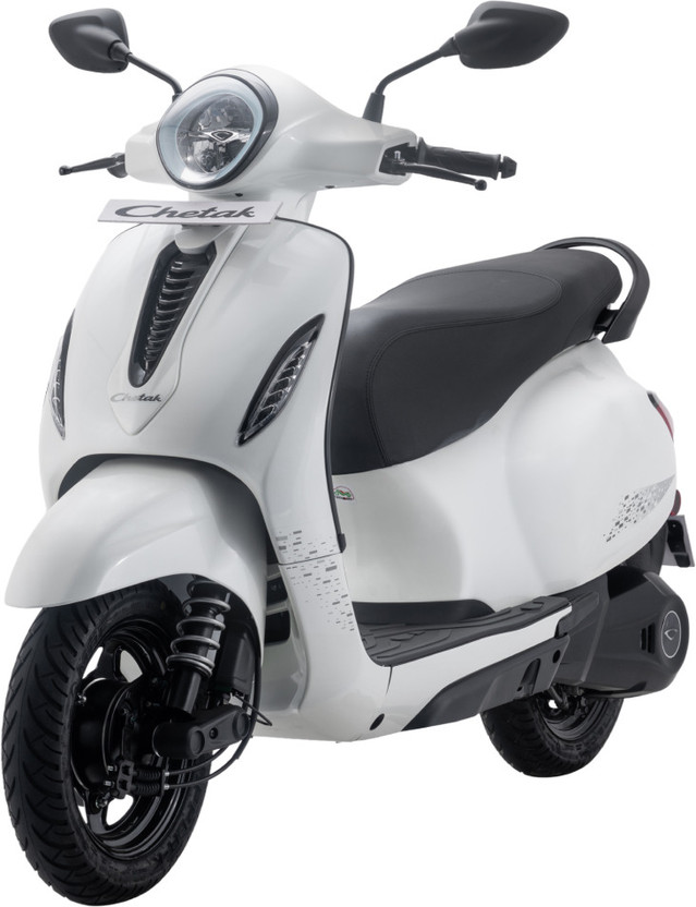 Chetak C3001 Booking for Ex-Showroom Price (with Portable Charger, Cyber White)