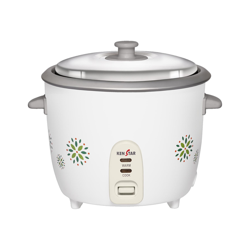 Kenstar My Cook 1.5 L Electric Rice Cooker with Steaming Feature(1.5 L, White & Light Green)