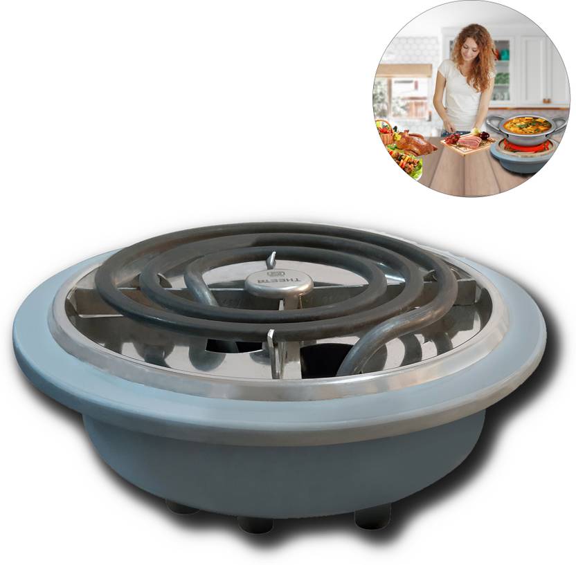 Orbon Round Portable 1000 Watt Electric Coil Cooking Stove Heater