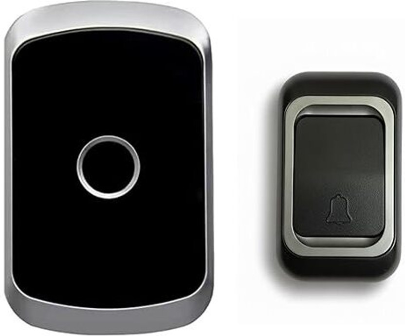 K Gor Smart Doorbell Kit with LED Indicator Long Range Quick Response Wireless Door Chime(4 Tunes)