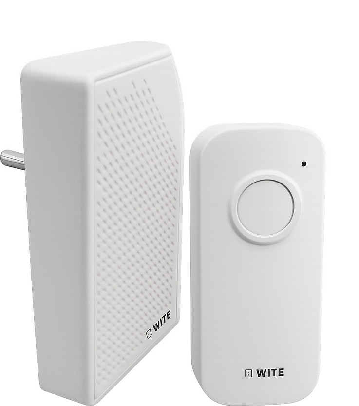 WiTE The Right Choice - Smart Plug Type Wireless Remote Door Bell - 16 Melodies - 3 Grade Volume Wireless Door Chime(16 Tunes)