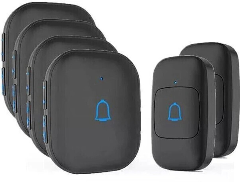 hohem 2 Transmitters & 4 Receivers Wireless Door Chime(2 Tunes)