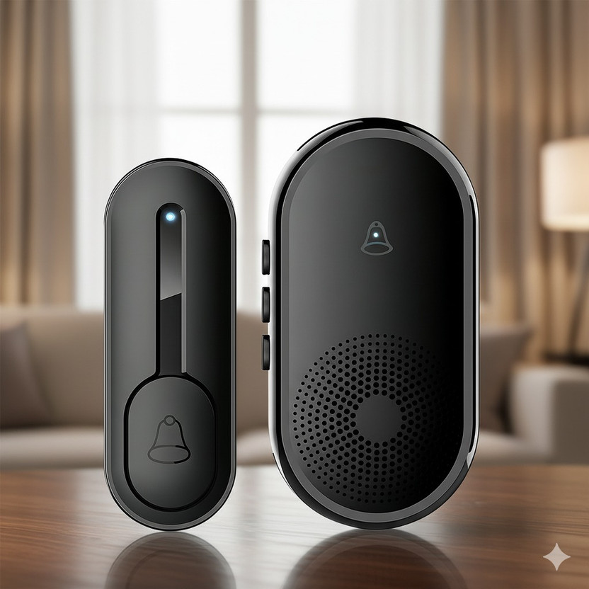 MOOKA Wireless Door Bell for Home Smart Waterproof Doorbell with Long Range Wireless Door Chime(55 Tunes)