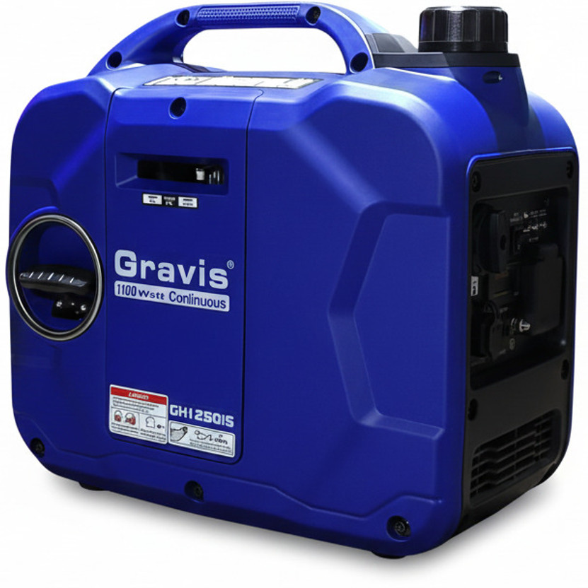 GSCPT Power Generator 1200 Watt Petrol Engine 1.2KVA Use Home Workplace and Camping 1200 W 0 Electric Generator