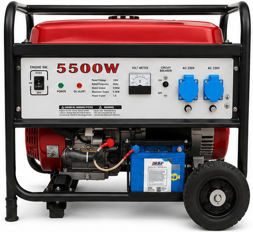 Moonlight 5500W Portable Petrol Generator 5000 W 12 Electric Generator