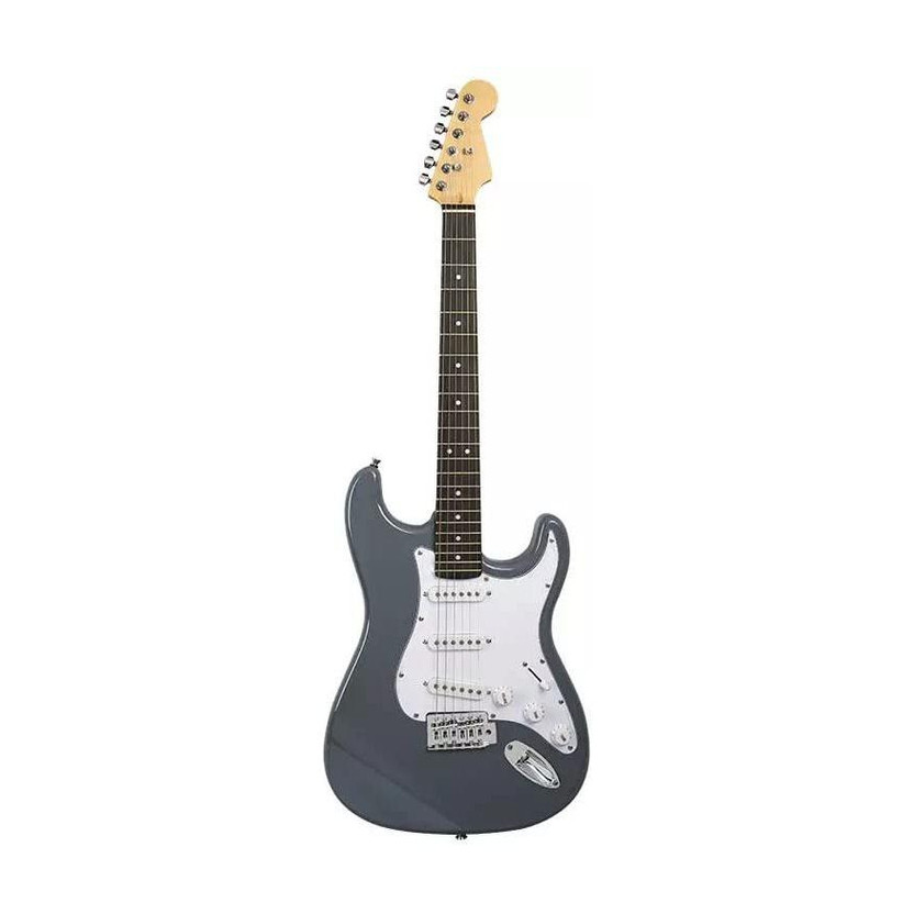 BLUEBERRY R-701-Grey Beginner/Professional Full Size Rosewood Fretboard Maple Solid Body Electric Guitar(Grey)
