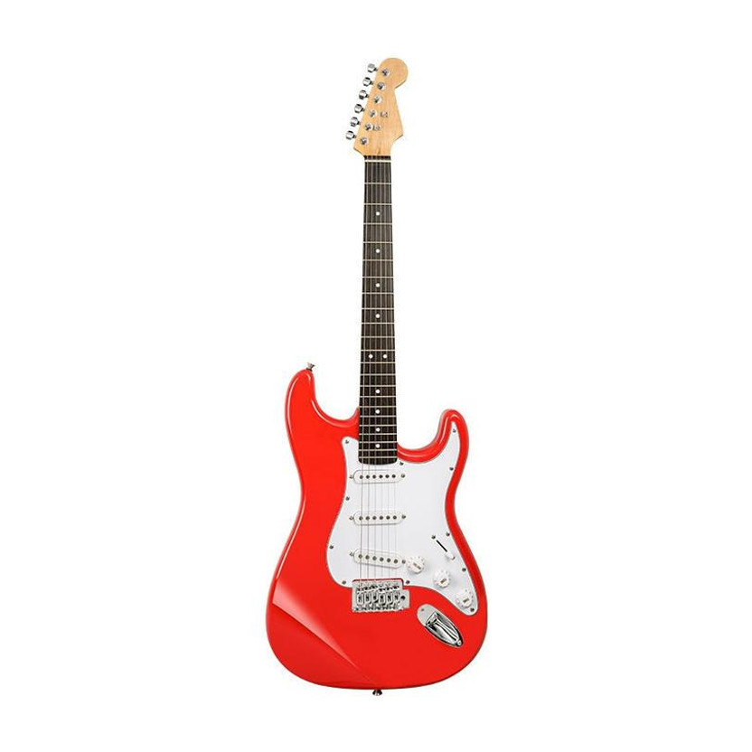 BLUEBERRY R-701-RED Beginner/Professional Full Size Rosewood Fretboard Maple Solid Body Electric Guitar(RED)